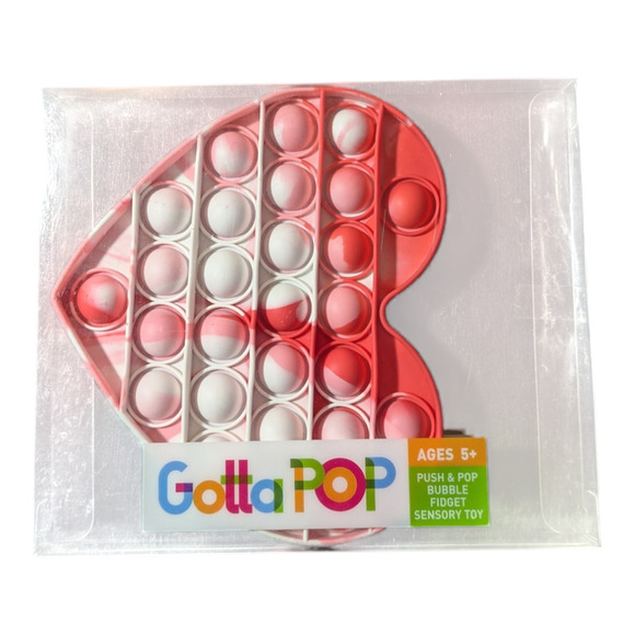 Gotta Pop - Push & Pop Fidget Sensory Toys (2)-Star and Heart fidget - Picture 3 of 6